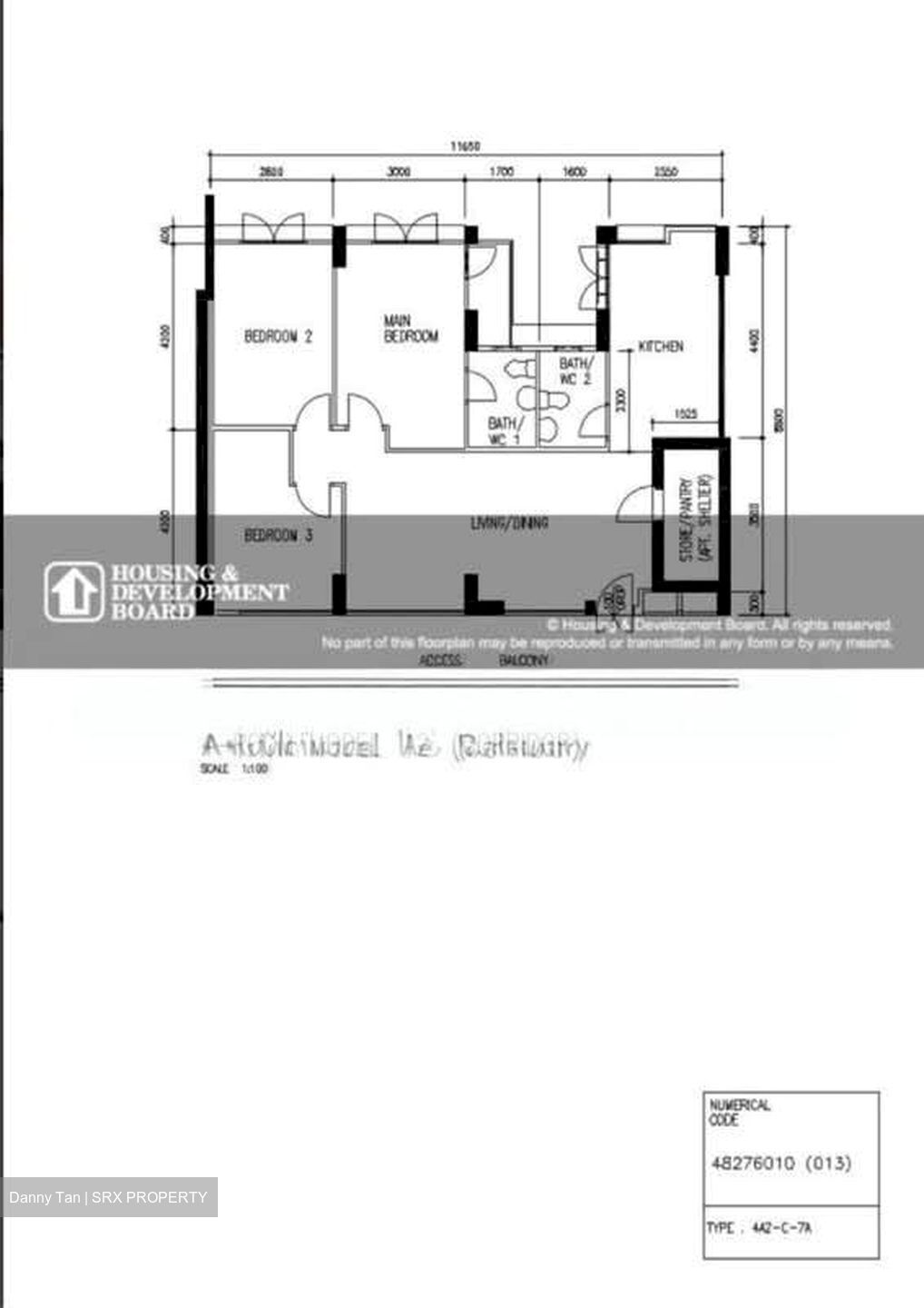 Blk 140 Rivervale Plains (Sengkang), HDB 4 Rooms #560033091
